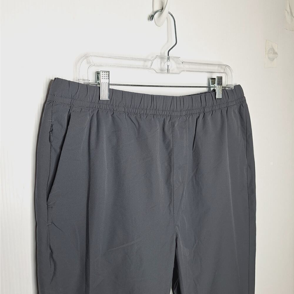 Banana Republic Men's Jogger Pants Performance Stretch Large Gray Drawstring - Picture 2 of 10